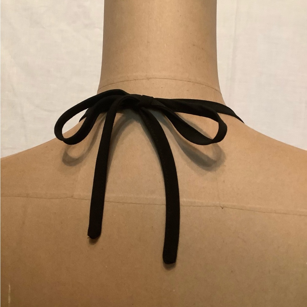 SHEIN Black Grunge Backless Halter Cover up Dress with Thigh Slits - Picture 5 of 8